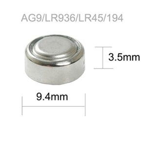 Batteria a Bottone 1,5V LR45 394 AG9
